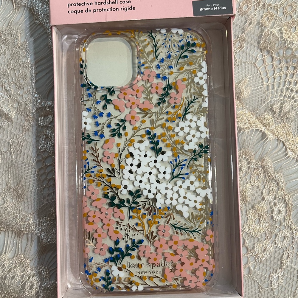 Kate Spade Floral iPhone 14 Plus Case - Pink - Picture 3 of 3